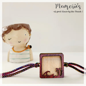 Photo Magnet Rakhi - By The Beach Rakhis The June Shop Dark