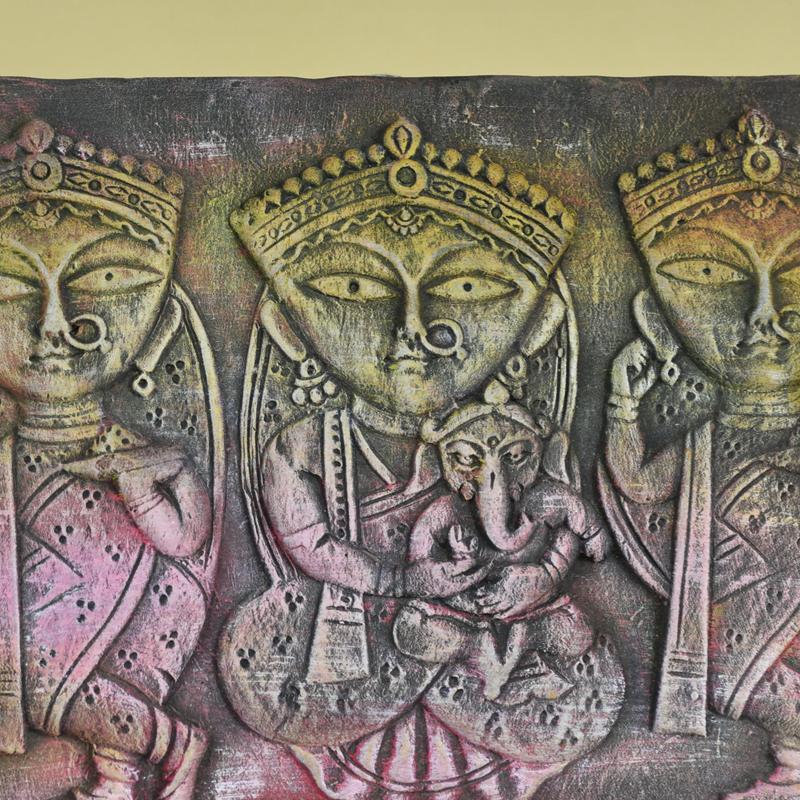 Sowpeace Premium Terracotta Jamini Roy Abstract Wall Art Decor