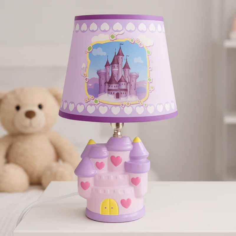 Kids Castle Table Lamp (Cute Night Lamp for Boys & Girls)