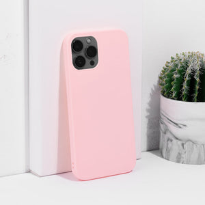 iPhone 12 Pro Max Premium Ultra-Light Silicone Cover iPhone 12 Pro Max June Trading Taffy Pink