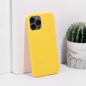 iPhone 12 Pro Max Premium Ultra-Light Silicone Cover iPhone 12 Pro Max June Trading Minion Yellow
