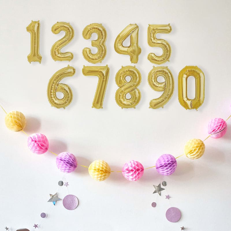 Number Shape Balloon Balloon June Trading