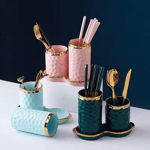 Decorous Cutlery Stand & Tray Cutlery Stand June Trading