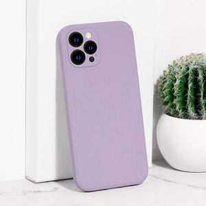Apple iPhone 12 Pro Max Liquid Silicone Premium Protective Case iPhone 12 Pro Max June Trading Grape Purple