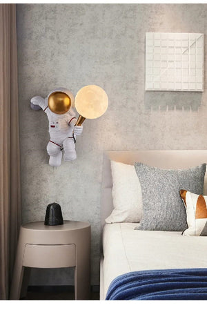 Wall Hanging Astronaut Light Lamps Coral Tree