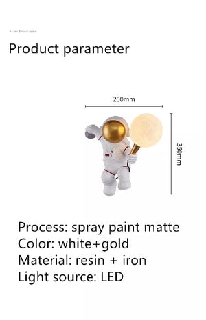 Wall Hanging Astronaut Light Lamps Coral Tree