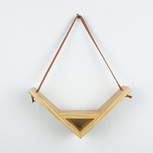 Suave Hanging Wooden Planter Holder Planters June Trading