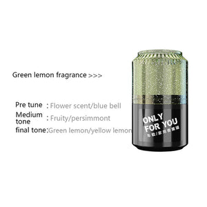 Can Shaped Car Perfume Air Freshner June Trading Refreshing Lemon  
