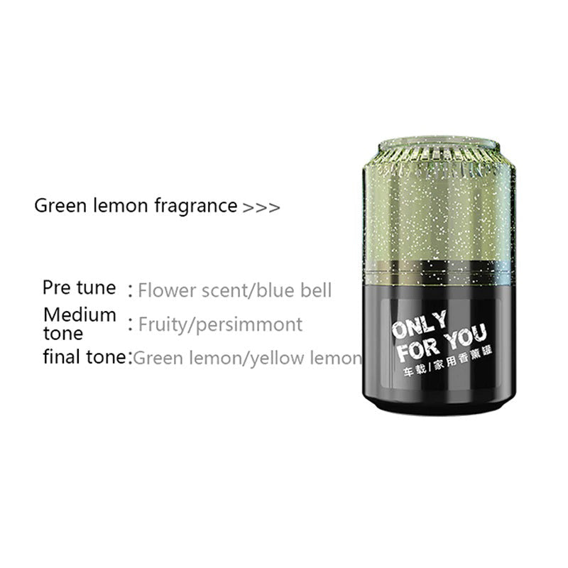 Can Shaped Car Perfume Air Freshner June Trading Refreshing Lemon  