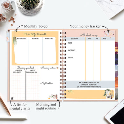 Undated Yearly Planner - Let Your Dreams Be Bigger Undated Planners June Trading   