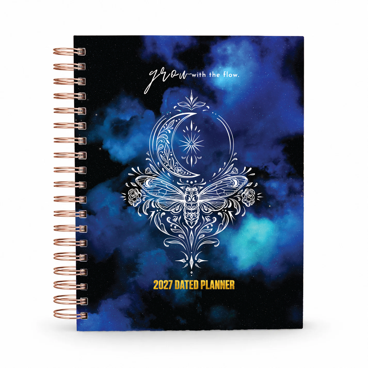 Grow With The Flow 2027 dated planner detail view