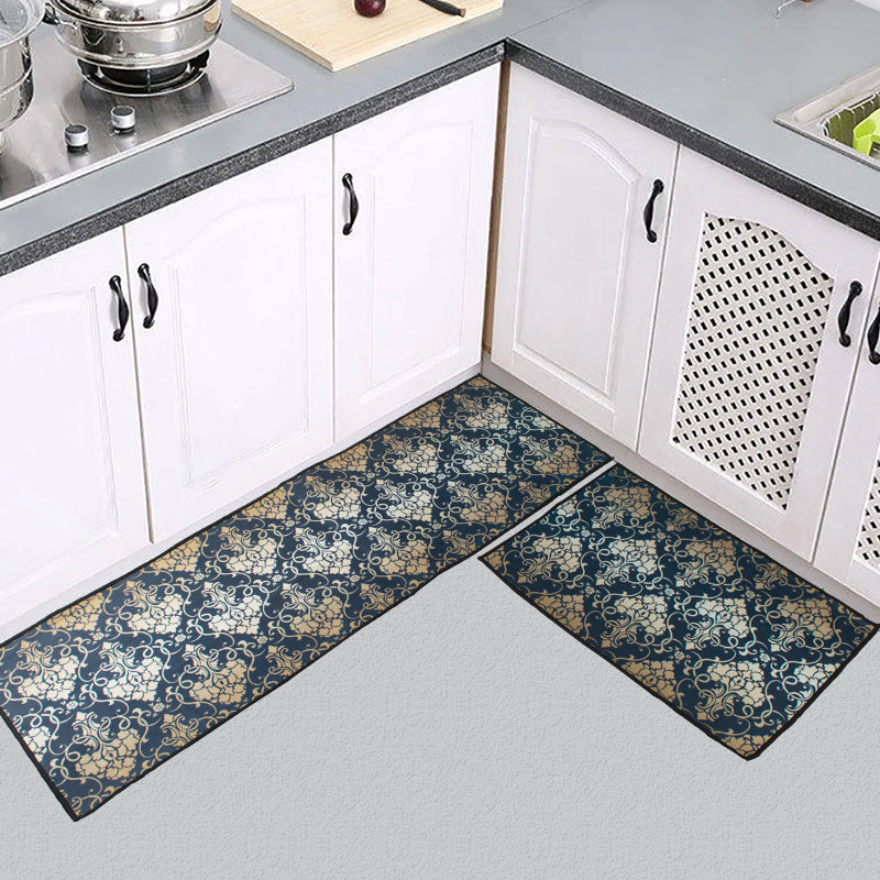 Verdant Veil Kitchen Mat (Set of 2)