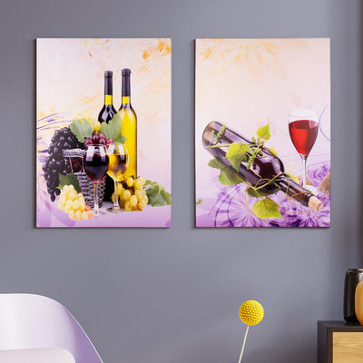 From The Vineyard Canvas Painting (Set of 2) Canvas Painting June Trading   