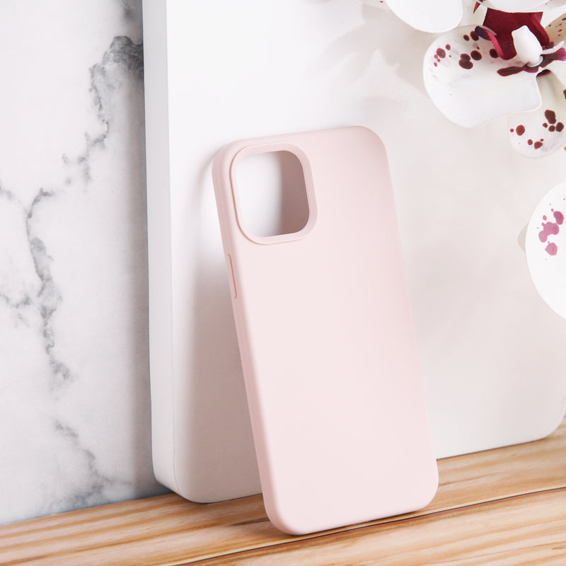 Colour Drop Silicone iPhone 12 Pro Max Case iPhone 12 Pro Max June Trading Powder Pink  