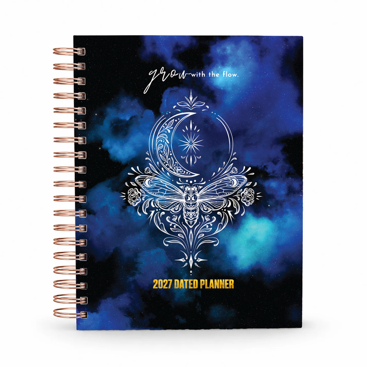 Grow With The Flow 2027 dated planner cover