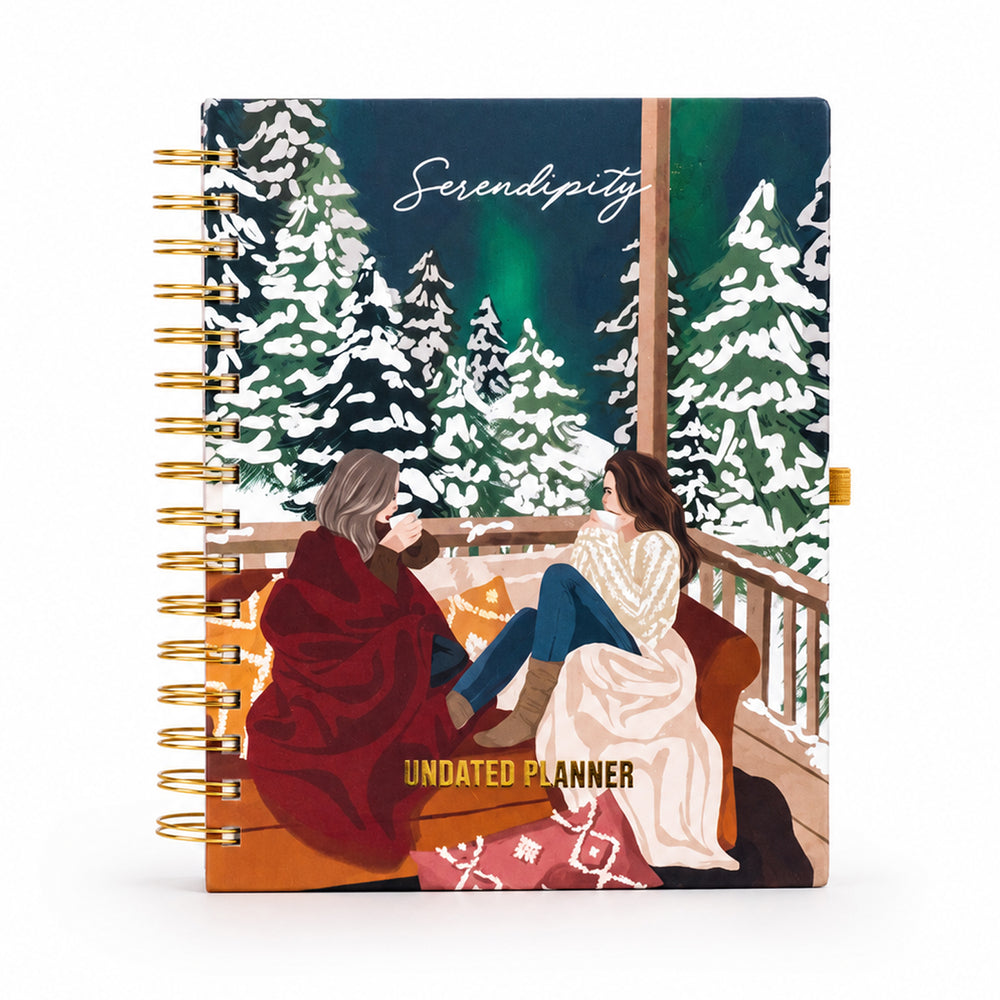 Serendipity — Undated Planner + Ultimate Sticker Book