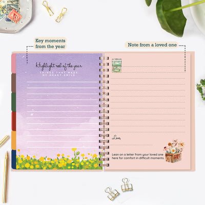 Undated Yearly Planner (2024 Collection) Just Believe In Your Dreams + Ultimate Sticker Book