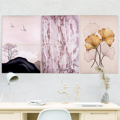 Essence of Nature Canvas Painting (Set of 3) Canvas Painting June Trading   
