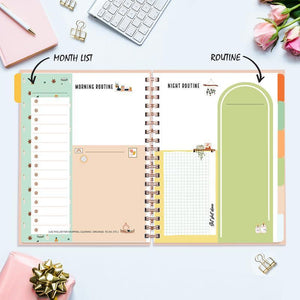 Undated Yearly Planner - Never Apologize For Who You Are Undated Planners June Trading   
