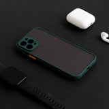 Acrylic Edge With Frosted Back Apple iPhone 12 Pro Cover iPhone 12 Pro June Trading Hunter Green  