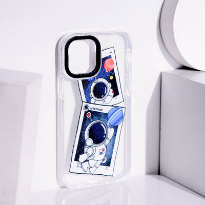 Astronaut Polaroid Anti-Shock Clear iPhone Cover Mobile Phone Cases June Trading iPhone 12 Pro  