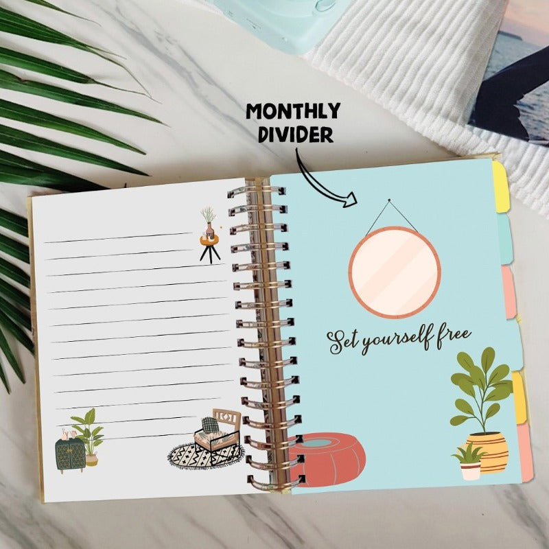 Undated Yearly Planner - Rebel With Cause Undated Planners June Trading   