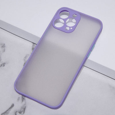Acrylic Edge With Frosted Back Apple iPhone 13 Pro Max Cover iPhone 13 Pro Max June Trading Lush Lavender  