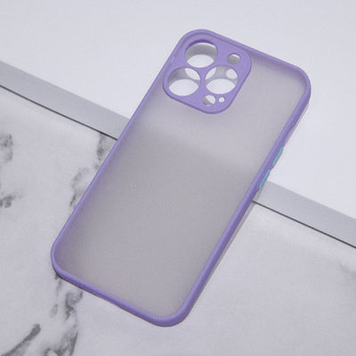 Acrylic Edge With Frosted Back Apple iPhone 13 Pro Cover iPhone 13 Pro June Trading Lush Lavender  