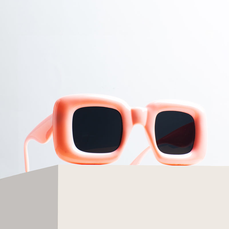 Coral Blush Funky Oversized Kids' Sunglasses