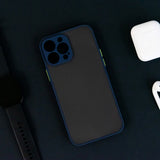 Acrylic Edge With Frosted Back Apple iPhone 13 Pro Max Cover iPhone 13 Pro Max June Trading Midnight Blue  