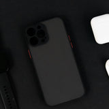 Acrylic Edge With Frosted Back Apple iPhone 13 Pro Max Cover iPhone 13 Pro Max June Trading Onyx Black  
