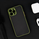 Acrylic Edge With Frosted Back Apple iPhone 13 Pro Max Cover iPhone 13 Pro Max June Trading Lime Green  