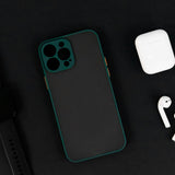 Acrylic Edge With Frosted Back Apple iPhone 13 Pro Max Cover iPhone 13 Pro Max June Trading Hunter Green  