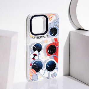 Astronaut Groupfie Anti-Shock Clear iPhone Cover Mobile Phone Cases June Trading   