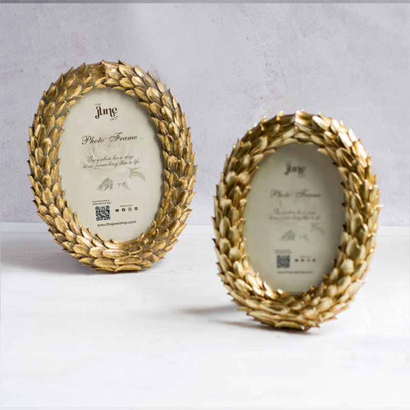 Saoirse Rustic Gold Photo Frame Desk Photo Frame The June Shop   