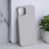 Colour Drop Silicone iPhone 14 Plus Case Mobile Phone Cases June Trading Slate Grey  