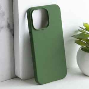 Colour Drop Silicone iPhone 14 Pro Max Case Mobile Phone Cases June Trading Forest Green  