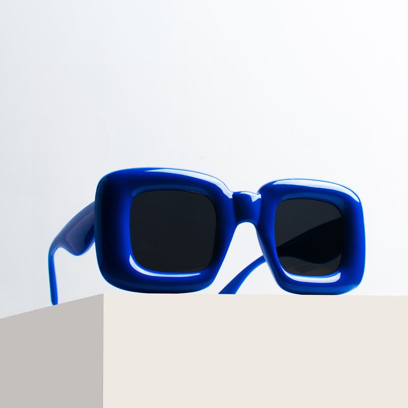 Berry Blue Funky Oversized Kids' Sunglasses
