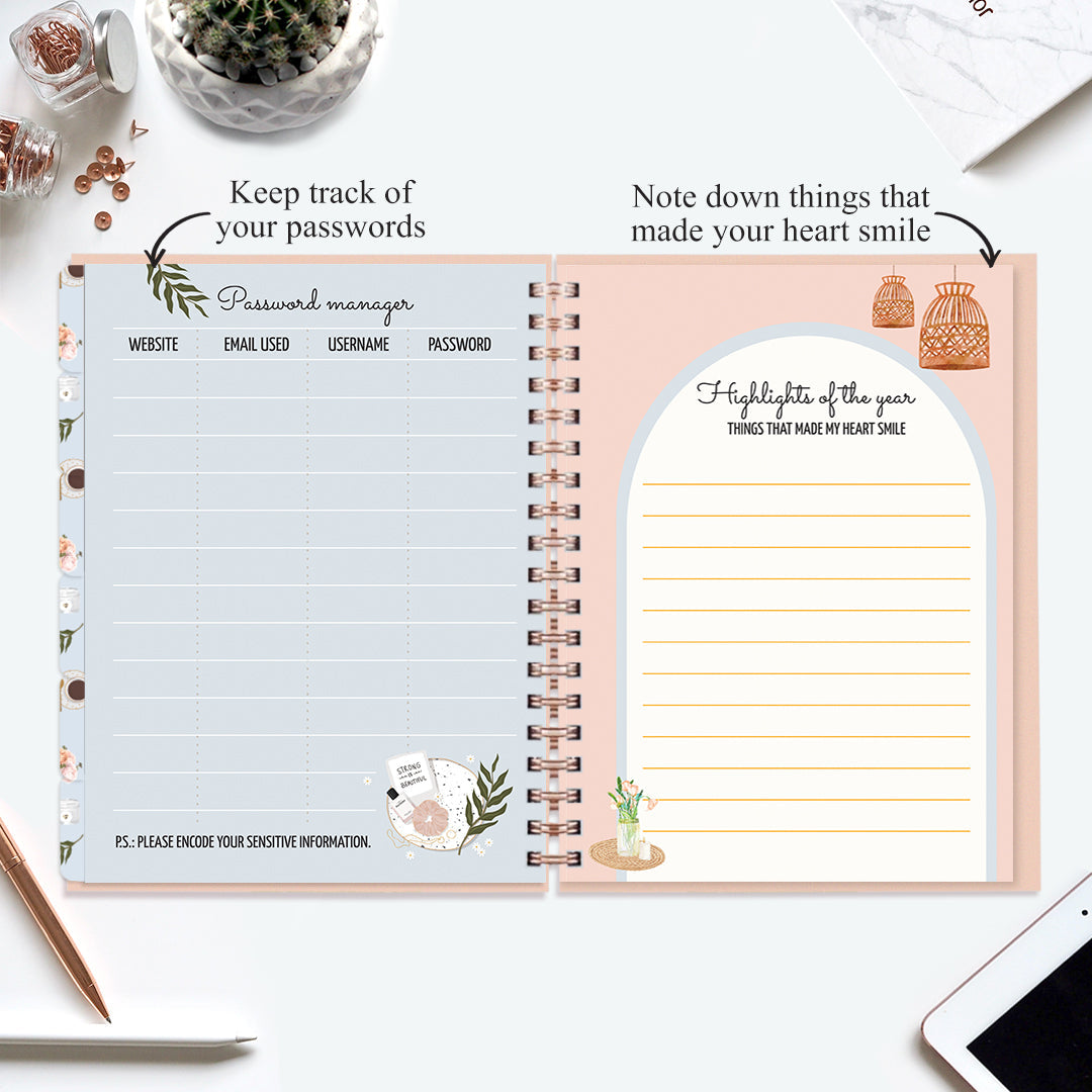 You Don't Have To Be Perfect — Undated Planner + Ultimate Sticker Book