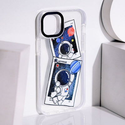 Astronaut Polaroid Anti-Shock Clear iPhone Cover Mobile Phone Cases June Trading iPhone 14 Plus  