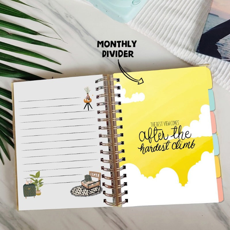 Undated Yearly Planner - Rebel With Cause Undated Planners June Trading   