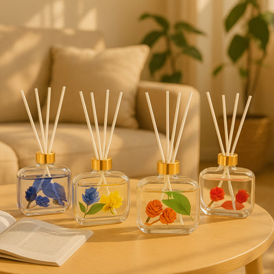 Dried Pine Cone Reed Diffuser