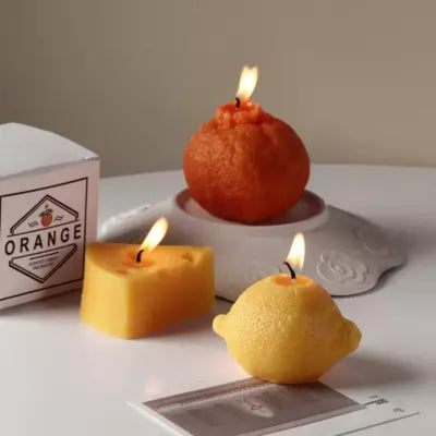 3 Quirky Candles Set Candles Coral Tree   