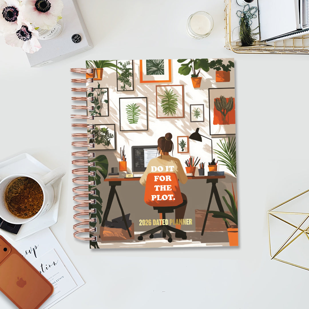 Do It For The Plot — 2026 Dated Planner