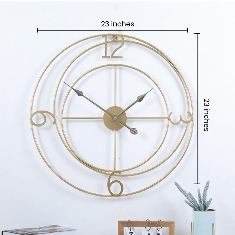 Going In Circles Elegant Wall Clock Wall Clocks June Trading   
