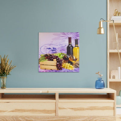 Grapes & Wine Canvas Painting Canvas Painting June Trading   