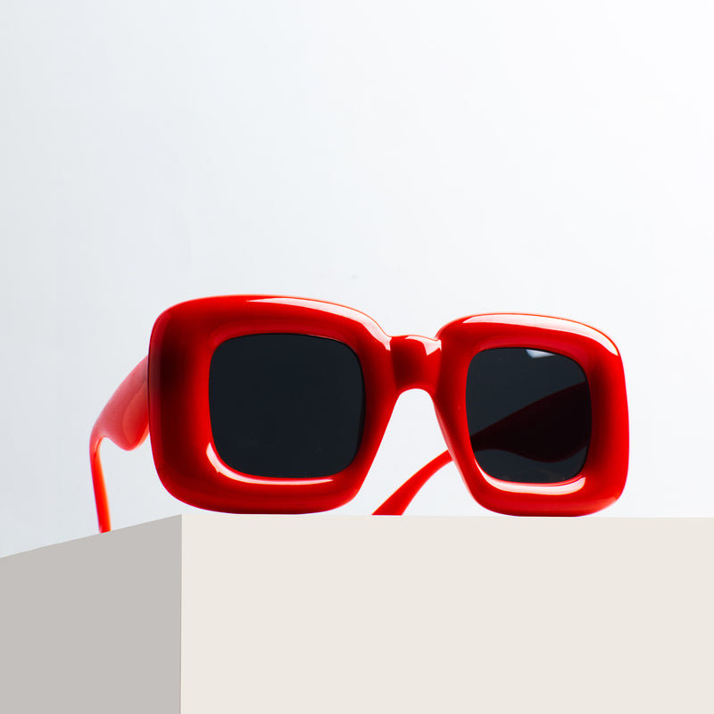 Candy Red Funky Oversized Kid's Sunglasses
