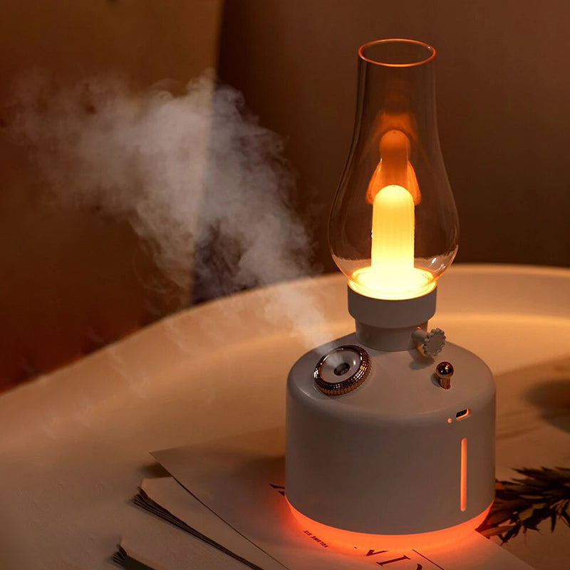Vintage Humidifier Aromatherapy Diffuser with LED Light