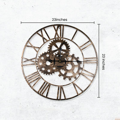 Antique Mechanical Roman Wall Clock Wall Clocks June Trading   