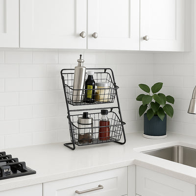 Stacked Cradle Wire Organiser